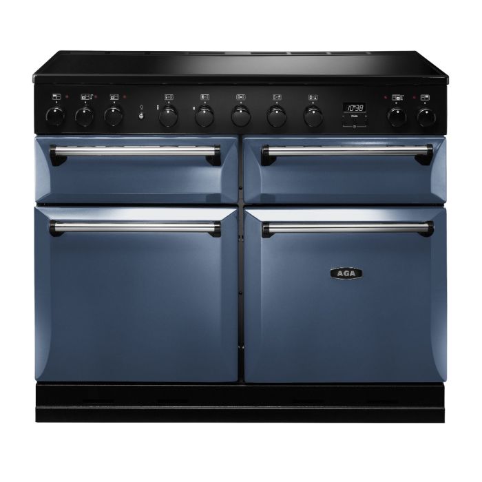 AGA Masterchef Deluxe 110 Induction Range Cooker - Dartmouth Blue main product photo