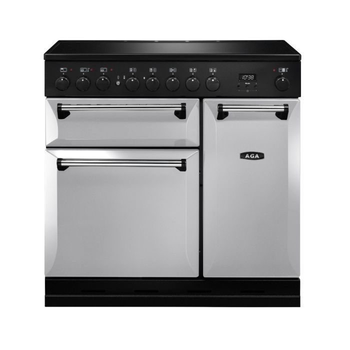 AGA Masterchef Deluxe 90 Induction Range Cooker - Pearl Ashes main product photo