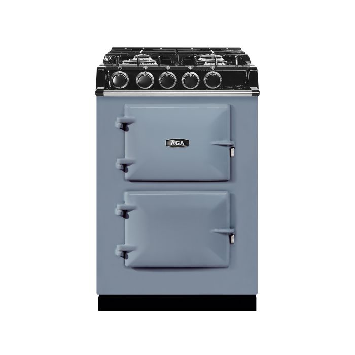 AGA Mini Cast Iron 60 Dual Fuel with Gas Hob Range Cooker - Dove main product photo