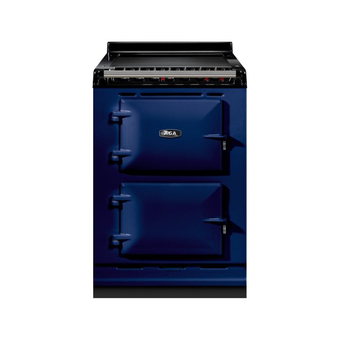 AGA Mini Conventional 60 Electric with Ceramic Hob Range Cooker - Dark Blue main product photo