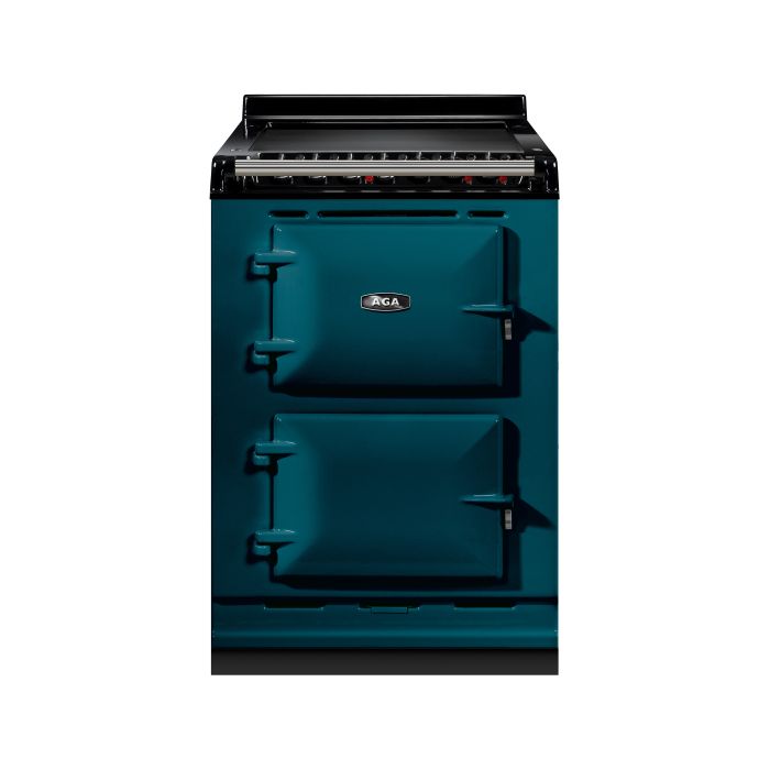 AGA Mini Conventional 60 Electric with Ceramic Hob Range Cooker - Salcombe Blue main product photo