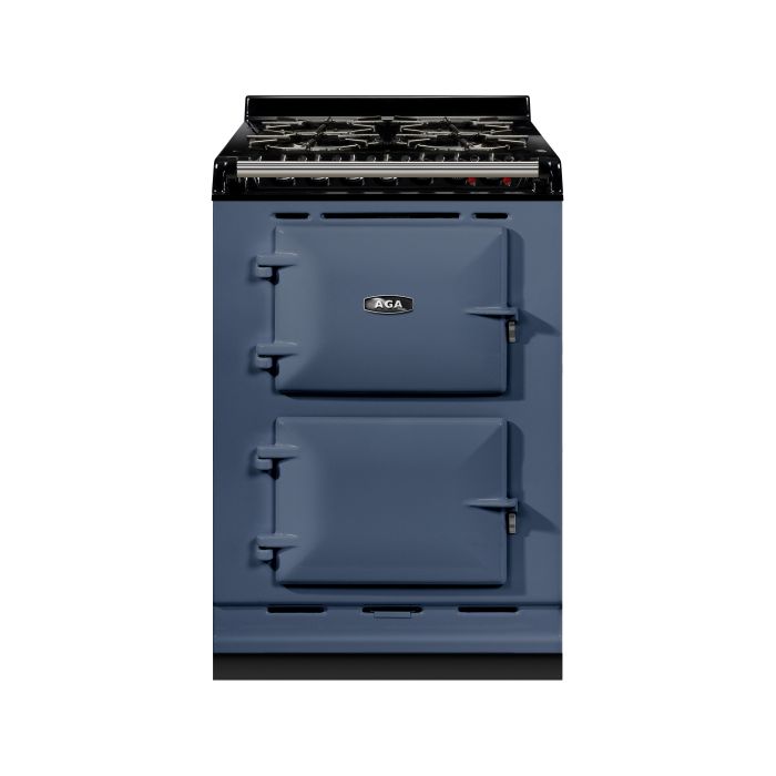 AGA Mini Conventional 60 Dual Fuel with Gas Hob Range Cooker - Dartmouth Blue main product photo