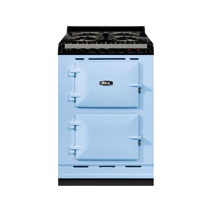 AGA Mini Conventional 60 Dual Fuel with Gas Hob Range Cooker - Duck Egg Blue main product photo