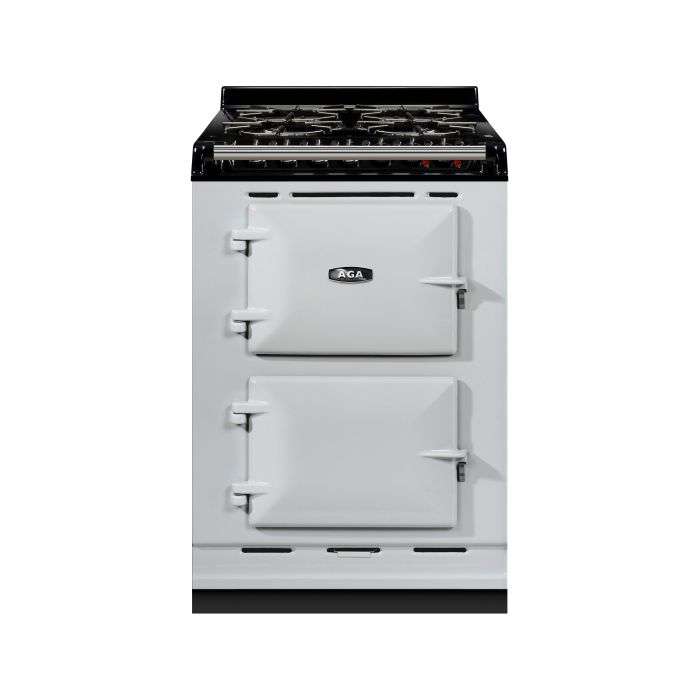 AGA Mini Conventional 60 Dual Fuel with Gas Hob Range Cooker - Pearl Ashes main product photo