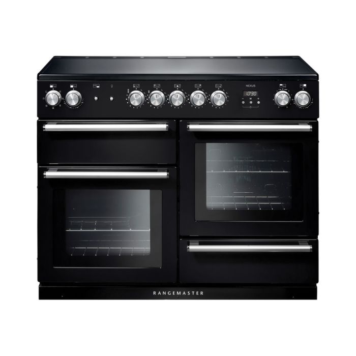 Rangemaster Nexus 110 Induction Range Cooker - Black main product photo