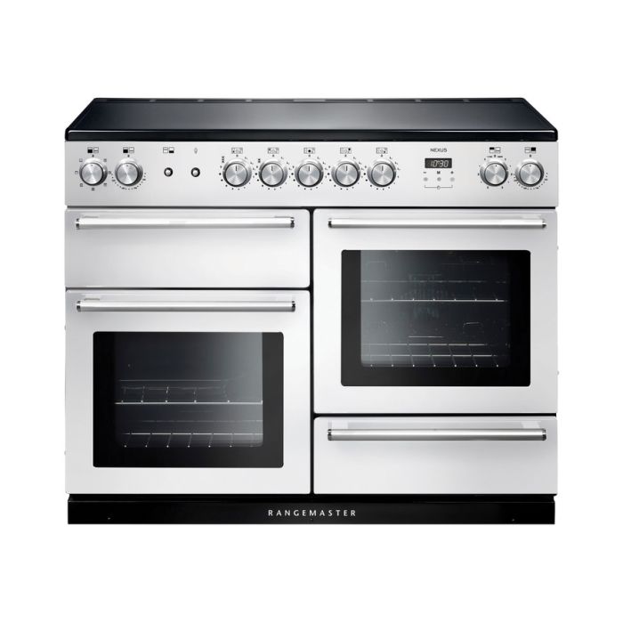 Rangemaster Nexus 110 Induction Range Cooker - White main product photo