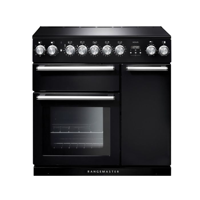 Rangemaster Nexus 90 Induction Range Cooker - Black main product photo