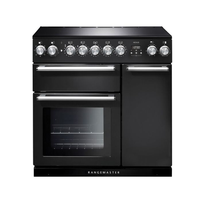 Rangemaster Nexus 90 Induction Range Cooker - Charcoal Black main product photo