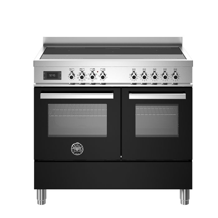Bertazzoni PRO105I2EXT Professional 100cm Induction Top Electric Double Oven Range Cooker - Black main product photo
