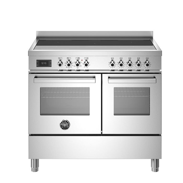 Bertazzoni PRO105I2EXT Professional 100cm Induction Top Electric Double Oven Range Cooker - Stainless Steel main product photo