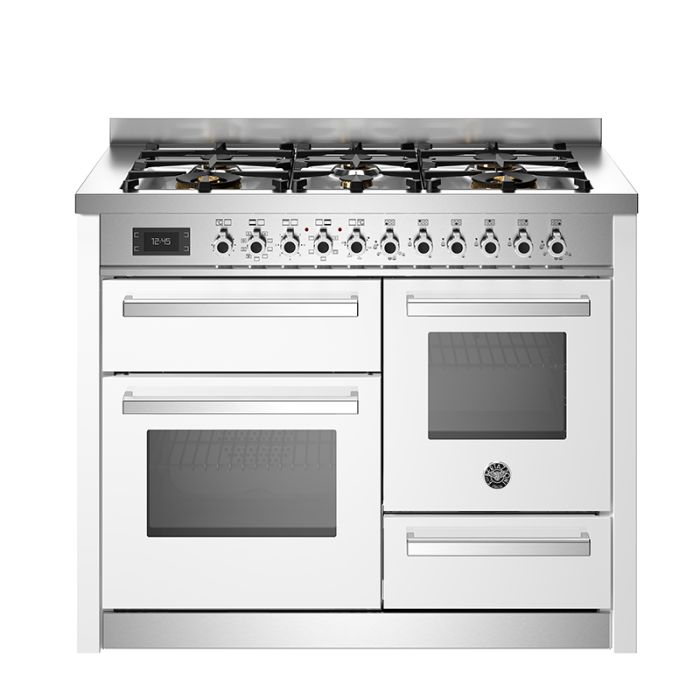 Bertazzoni Professional 110cm 6-Burner Electric Triple Oven Range Cooker main product photo