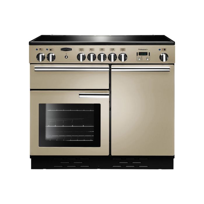 Rangemaster Professional+ 100 Ceramic Range Cooker - Cream main product photo