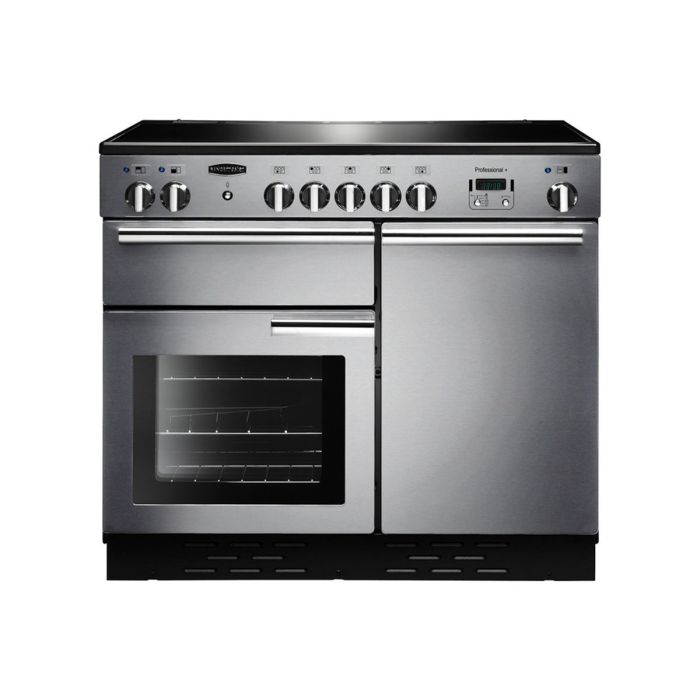 Rangemaster Professional+ 100 Ceramic Range Cooker - Stainless Steel main product photo