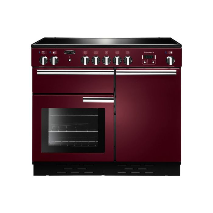 Rangemaster Professional+ 100 Induction Range Cooker - Cranberry main product photo