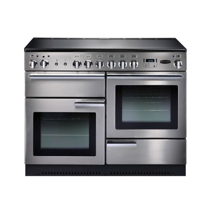 Rangemaster Professional+ 110 Ceramic Range Cooker - Stainless Steel main product photo
