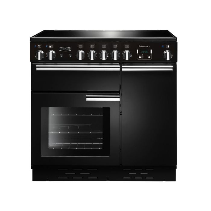 Rangemaster Professional+ 90 Induction Range Cooker - Black main product photo