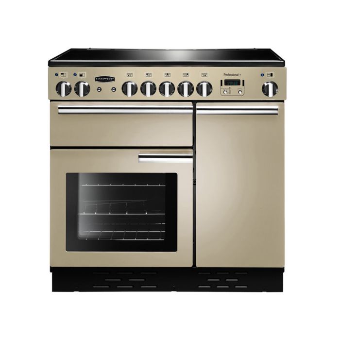 Rangemaster Professional+ 90 Induction Range Cooker - Cream main product photo