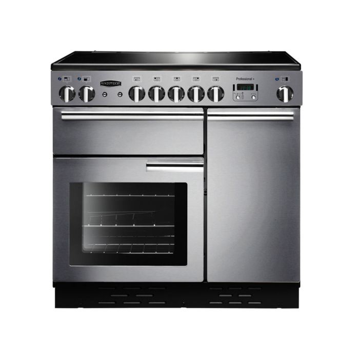 Rangemaster Professional+ 90 Induction Range Cooker - Stainless Steel main product photo