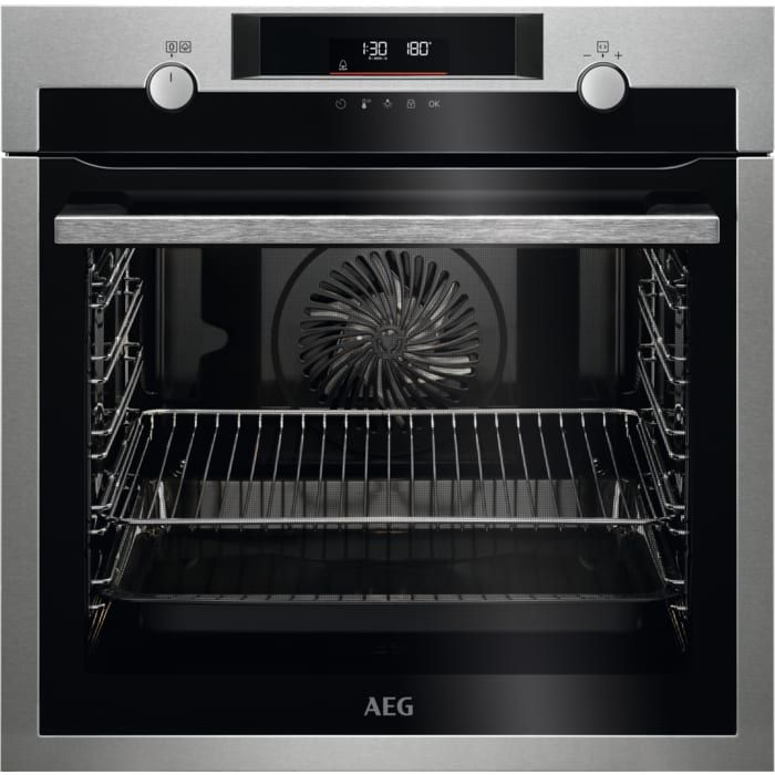 AEG BPS555060M 6000 SteamBake Oven with Pyrolytic Cleaning - Stainless Steel main product photo