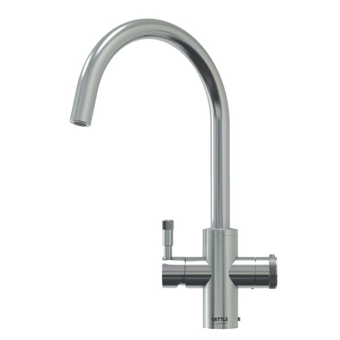 Nearly New - Qettle Signature Modern Round 4-in-1 Boiling Water Tap (4-litre) - Stainless Steel main product photo