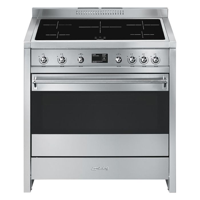 Smeg A1PYID-9 90cm Opera Electric Range Cooker - Stainless Steel main product photo