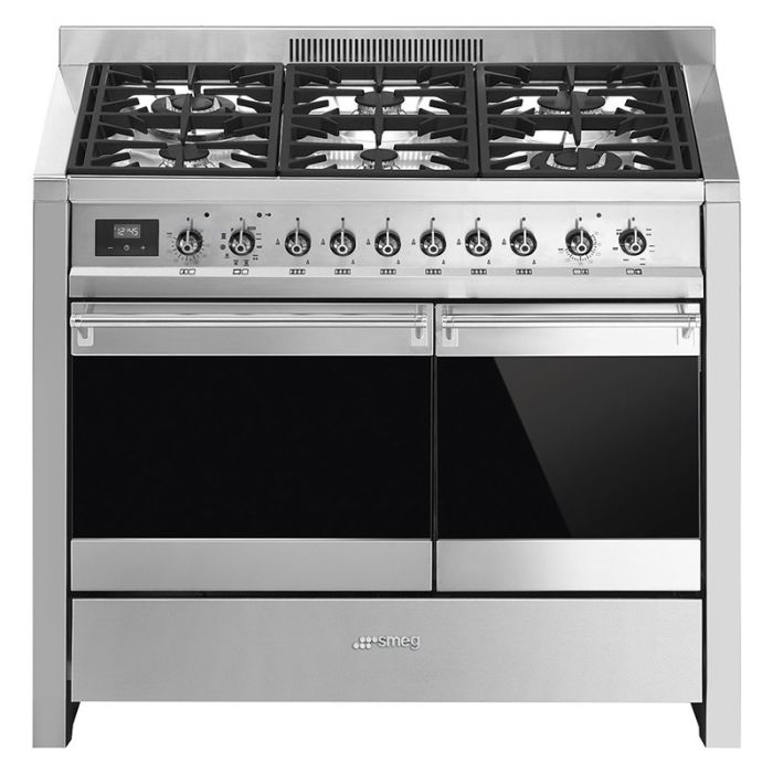 Smeg A2PY-81 100cm Opera Dual Fuel Range Cooker - Stainless Steel main product photo