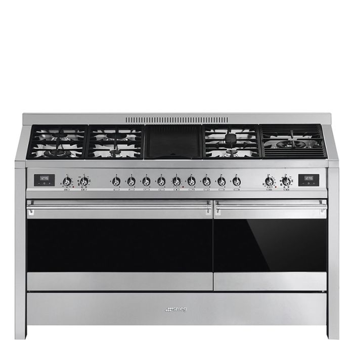 Smeg A5-81 150cm Opera Dual Fuel Range Cooker - Stainless Steel main product photo