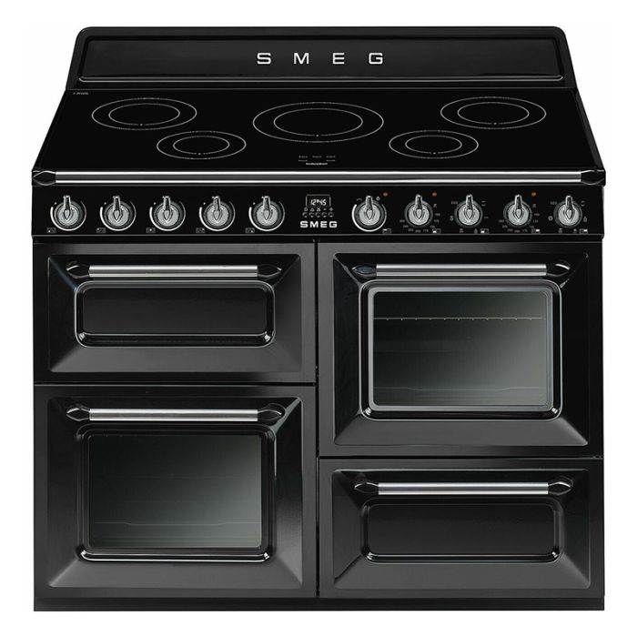 Smeg TR4110IBL2 110cm Victoria Electric Range Cooker - Black main product photo