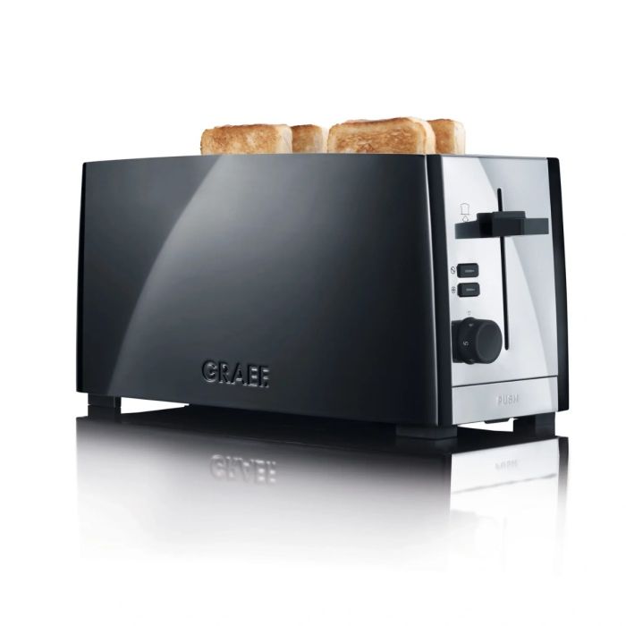 Graef 4-Slice Toaster - Black main product photo