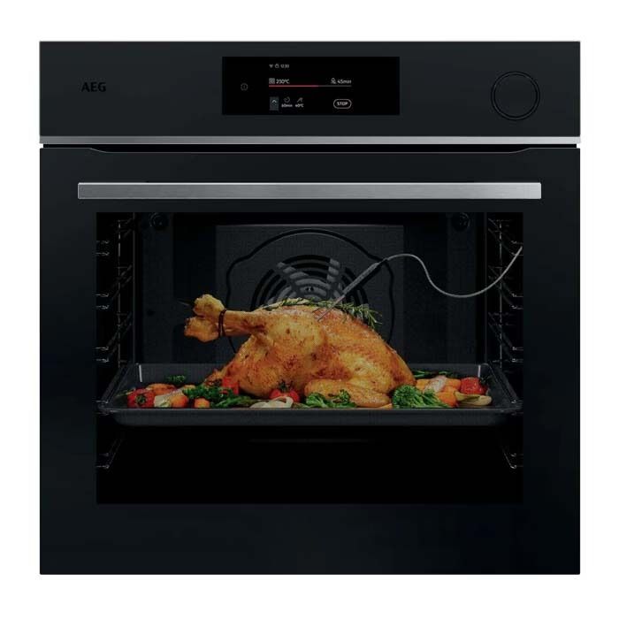 AEG TR7PB731ST 7000 MealAssist Pyrolytic Built-in Oven with SteamCrisp main product photo