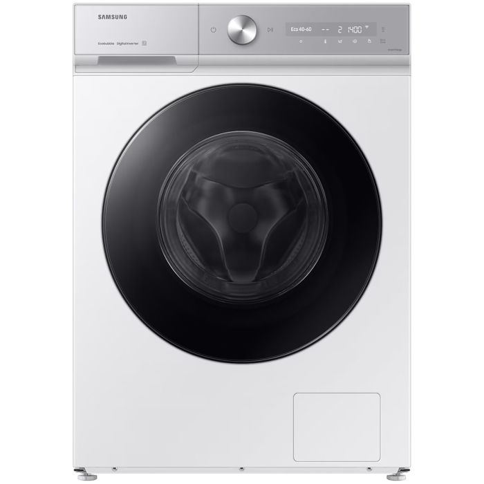 Samsung WW90DB8U95GHU1 Series 8 AI Energy Smart 9kg Washing Machine - White main product photo