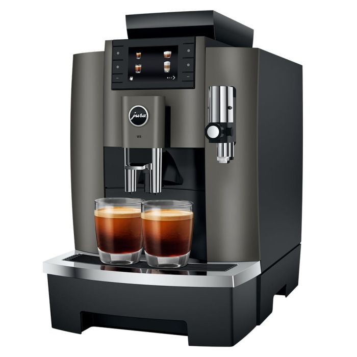 Jura 15550 W8 Professional Automatic Coffee Machine - Dark Inox main product photo