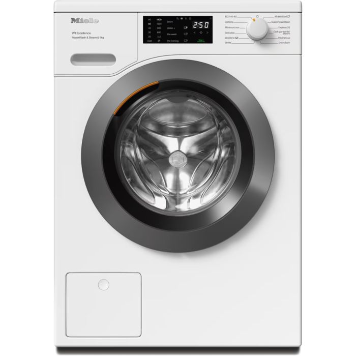 Miele WED385 WCS PWash & Steam 9kg Washing Machine - Lotus White main product photo
