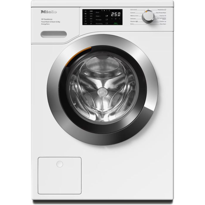 Nearly New - Miele WEE385 WCS PWash & Steam 8kg Washing Machine - Lotus White main product photo