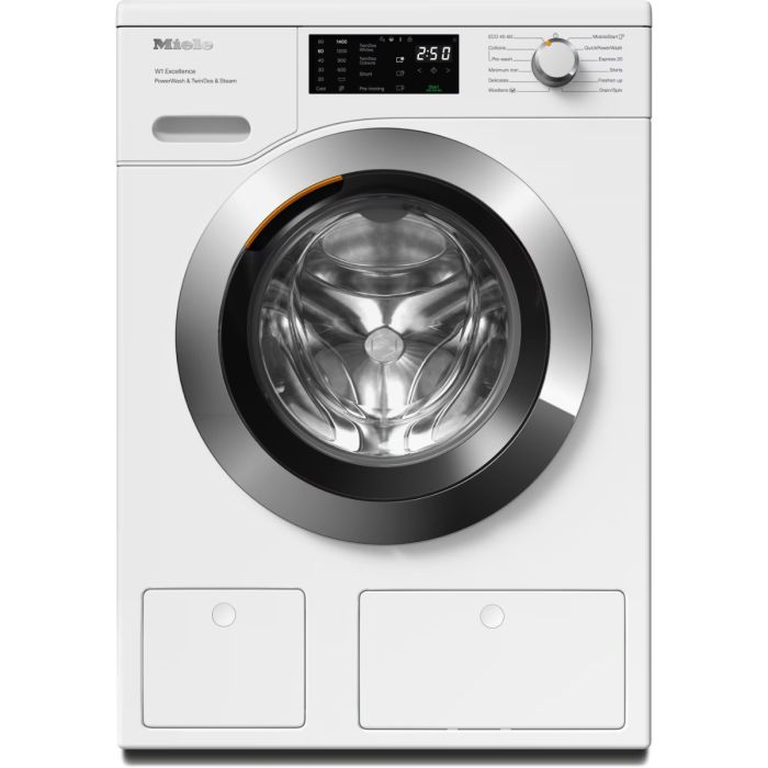 Miele WEG885 WCS PWash & TDos & Steam 9kg Washing Machine - Lotus White main product photo