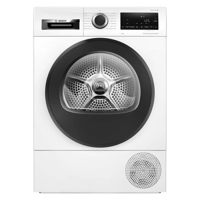 Ex Display - Bosch WQG24509GB Series 6 9kg Heat Pump Tumble Dryer - White main product photo