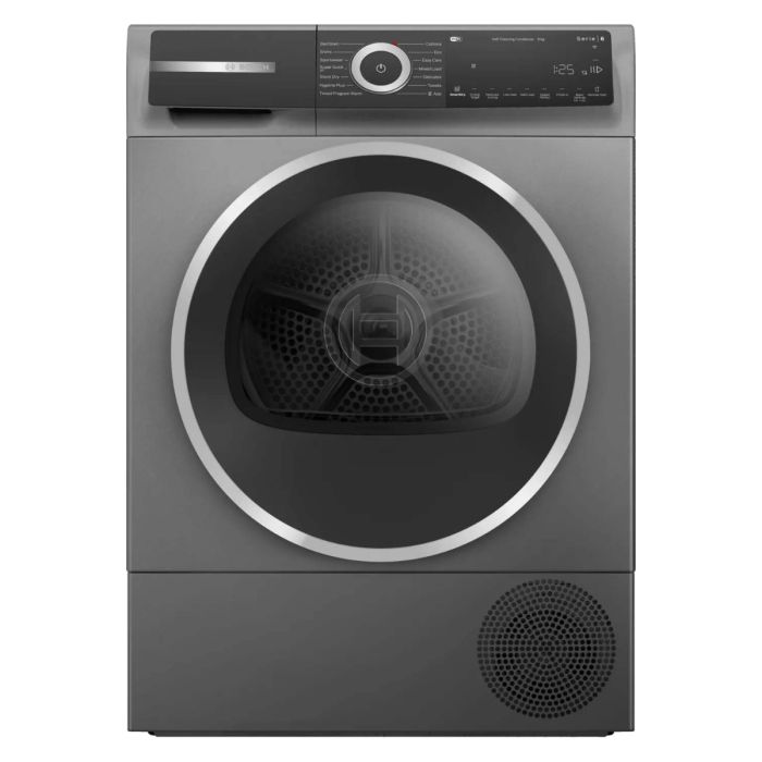 Bosch WQH246DRGB Series 6 9kg Heat Pump Tumble Dryer - Cast Iron Grey main product photo