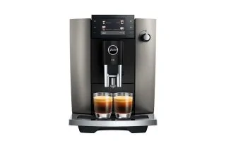 Jura 15854 E6 Bean to Cup Coffee Machine - Dark Inox