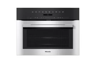 Miele H 7140 BM Compact Microwave Combination Oven - Stainless Steel / Clean Steel