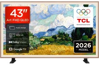 TCL 43A400PROUK 43" NXTVISION QLED 4K Smart TV (2026)