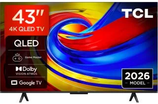 TCL 43P7LUK 43" QLED 4K Smart TV (2026)