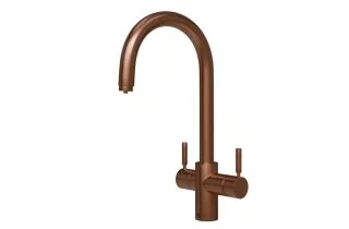 InSinkErator 3N1 J Shape Steaming Hot Water Tap - Brushed Copper