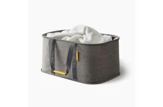 Joseph Joesph 50023 Hold-All Grey Collapsible 35L Laundry Basket