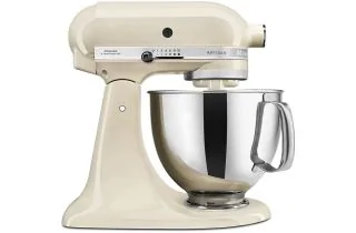 KitchenAid 5KSM175PSBA Artisan 4.8L Stand Mixer with Extra Accessories - Almond Cream