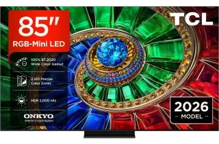 TCL 85RM7LUK 85" RGB-Mini LED 4K Smart TV (2026)