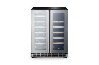 AGA Dual-Zone Two-Door Undercounter Wine Cabinet - Stainless Steel
