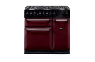 AGA Masterchef Deluxe 90 Dual Fuel with Gas Hob Range Cooker - Cranberry