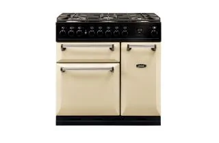 AGA Masterchef Deluxe 90 Dual Fuel with Gas Hob Range Cooker - Cream
