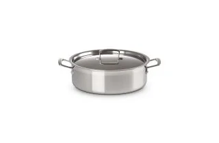 Le Creuset 3-ply Stainless Steel 28cm Sauteuse
