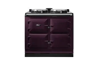 AGA Classic 100 Twin Hotplates Range Cooker - Aubergine